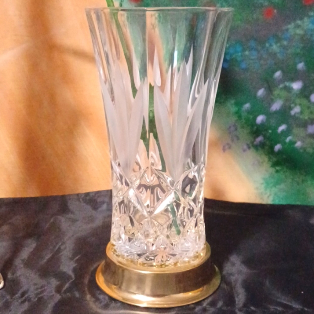 KILLARNEY " Irish Crytal Glass Vase